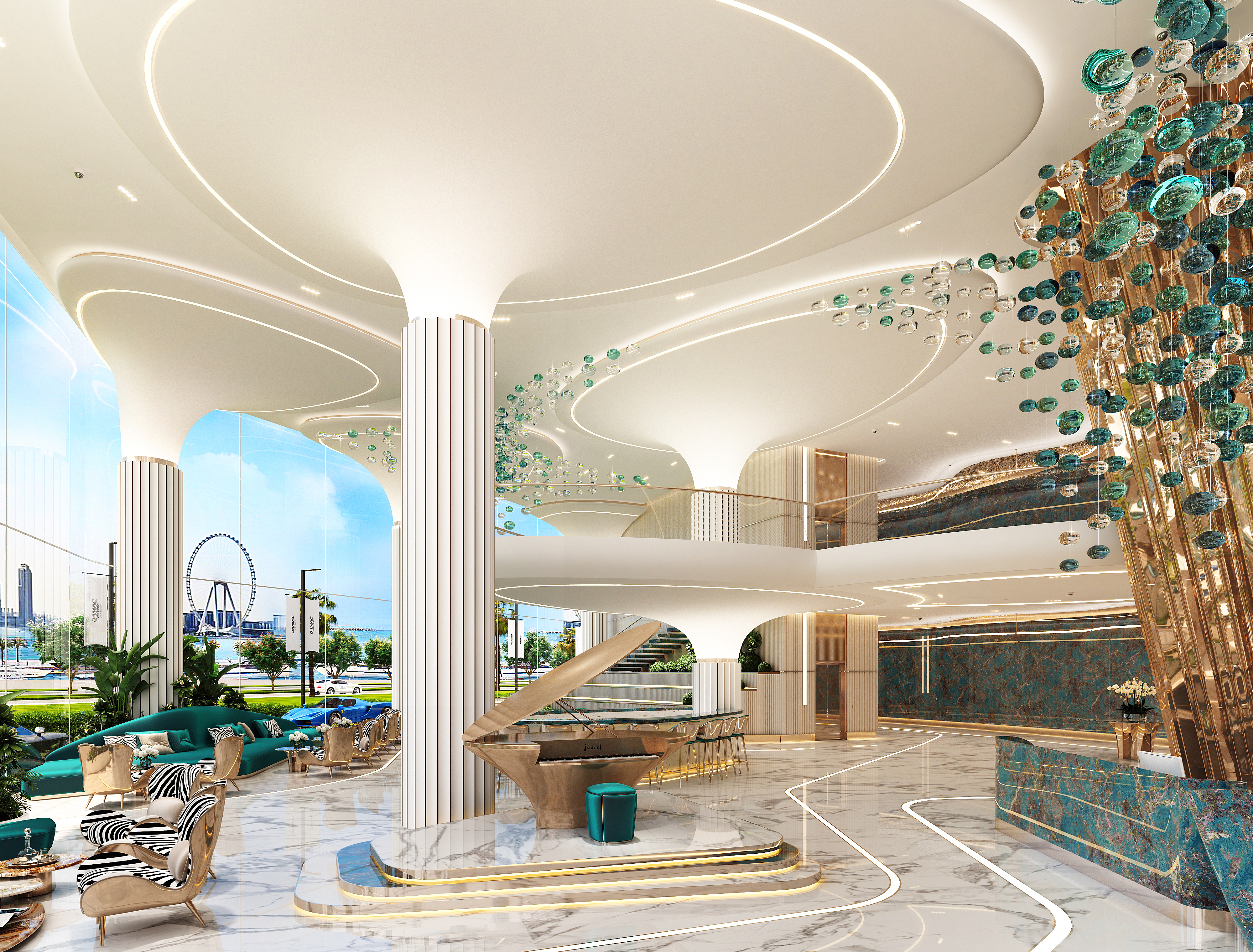 Damac Bay lobby 2