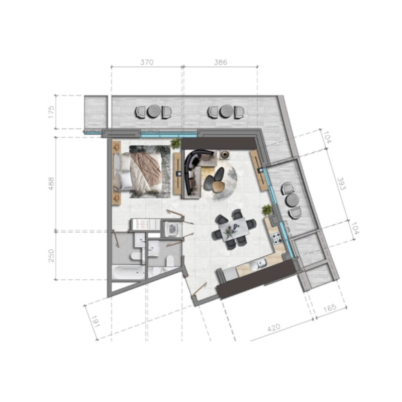 Apartments plan