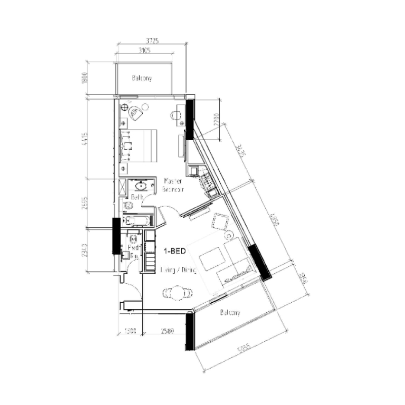 Hotel Apartments plan