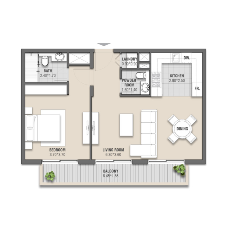 Apartments plan