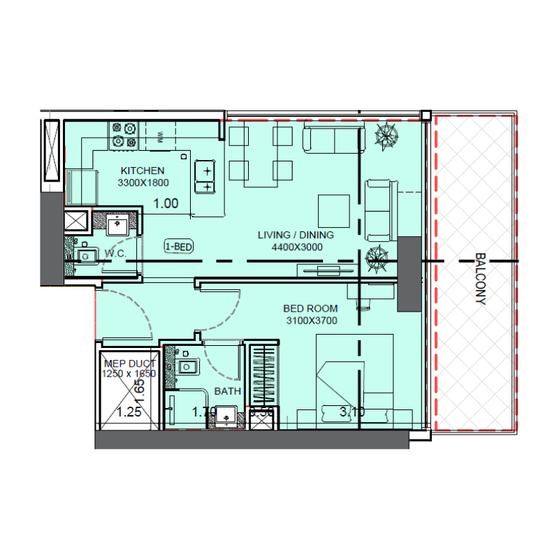 Apartments plan