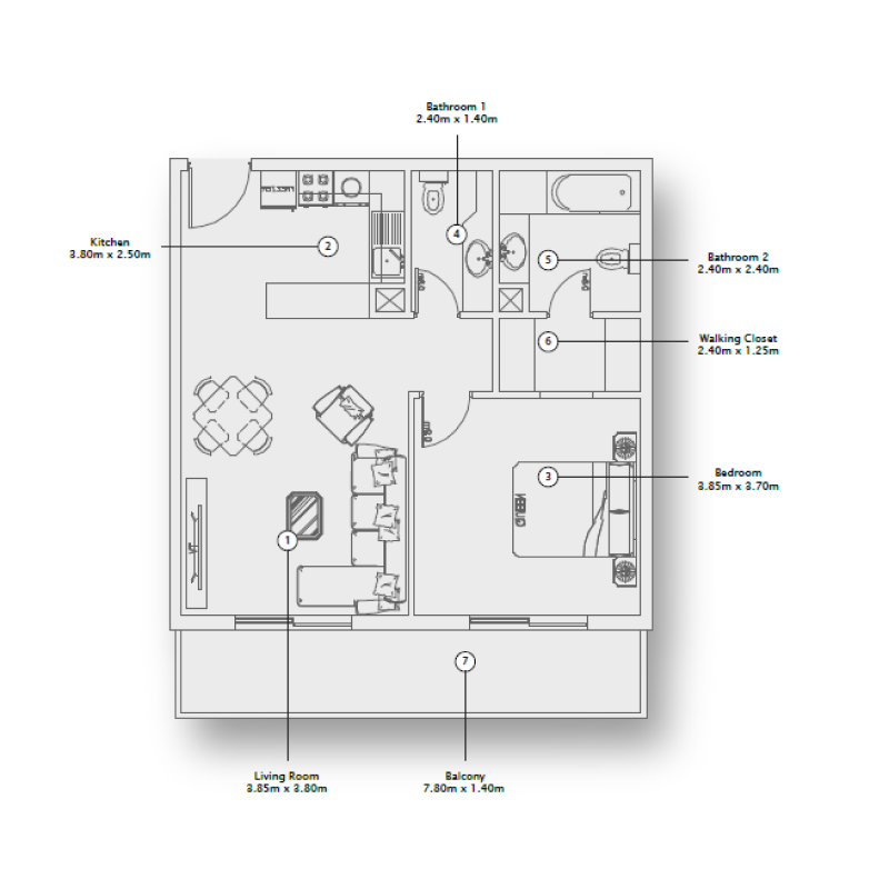 Apartments plan