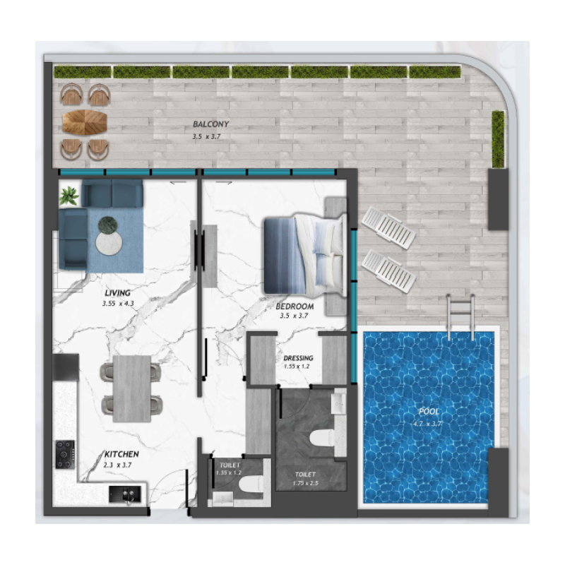 Apartments plan