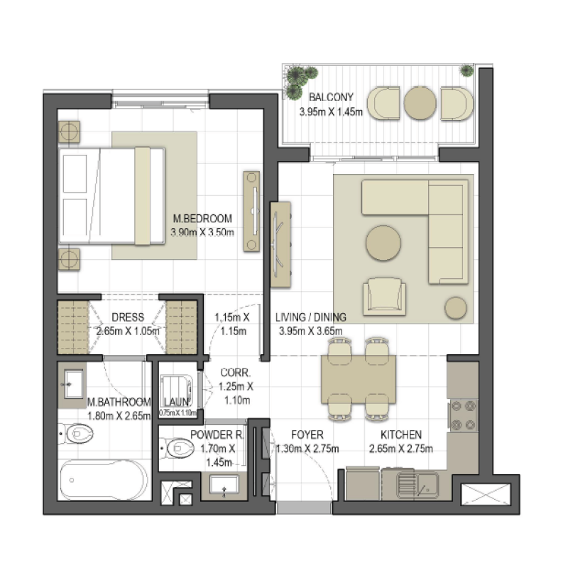 Apartments plan