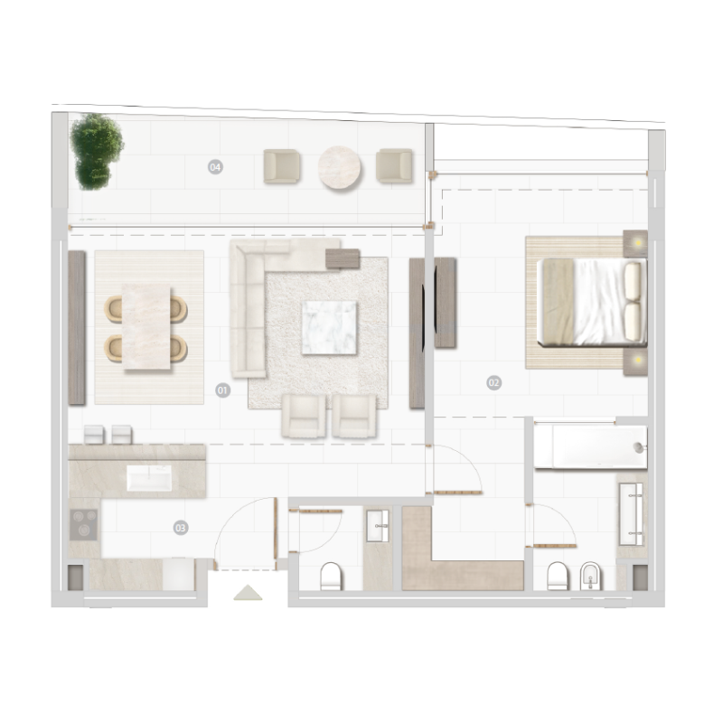 Apartments plan
