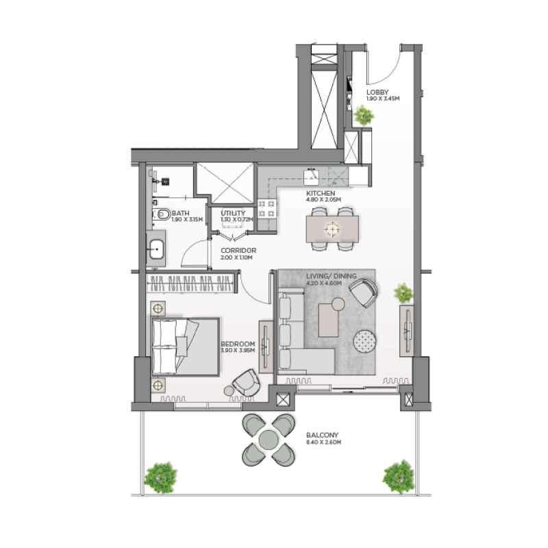 Apartments plan