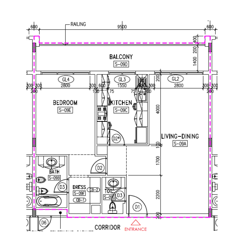 Apartments plan