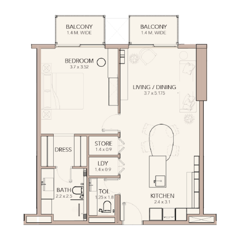 Apartments plan