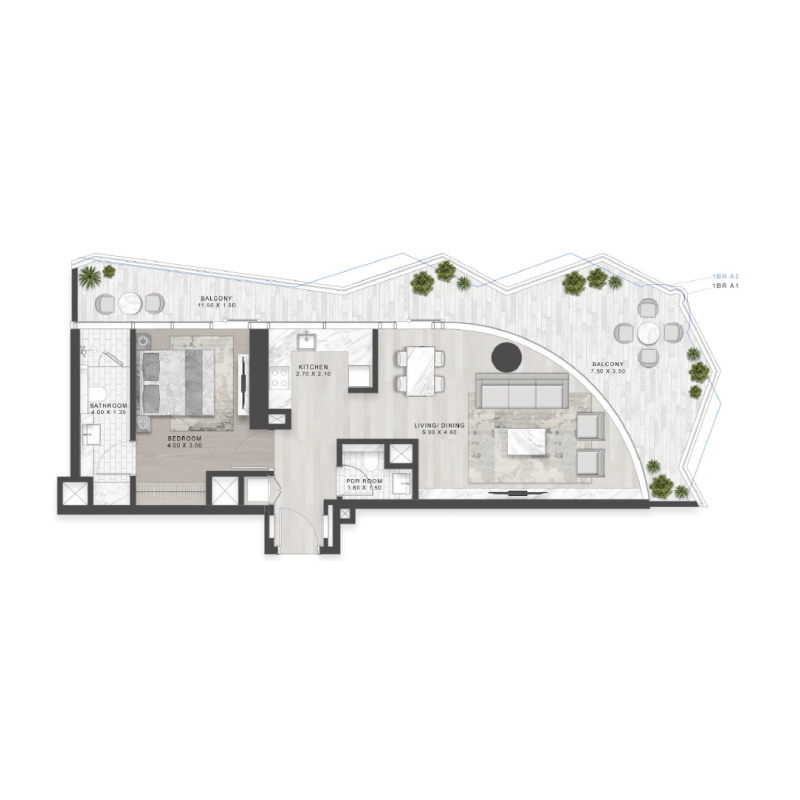 Apartments plan
