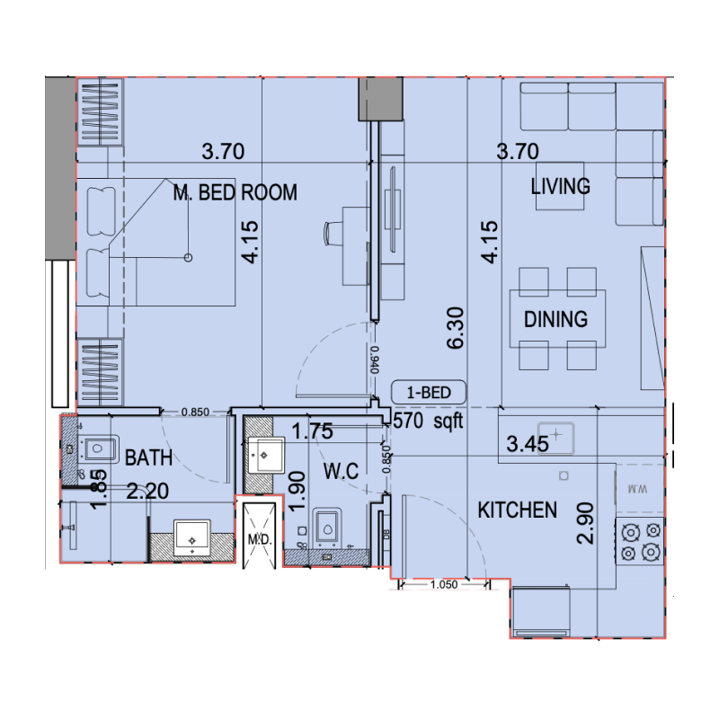 Apartments plan