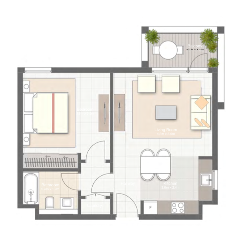 Apartments plan
