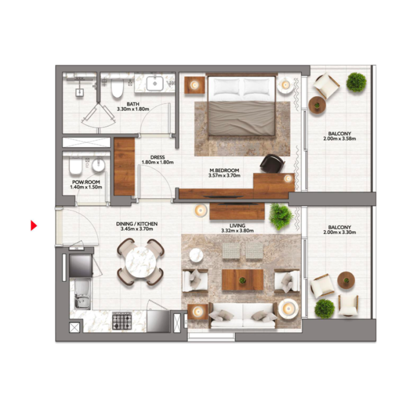 Apartments plan