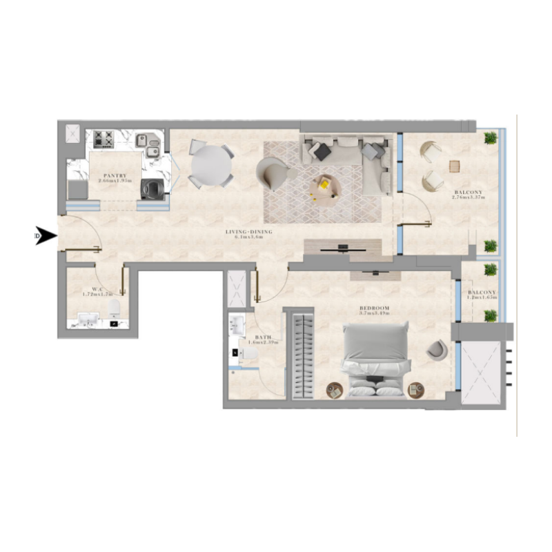Apartments plan