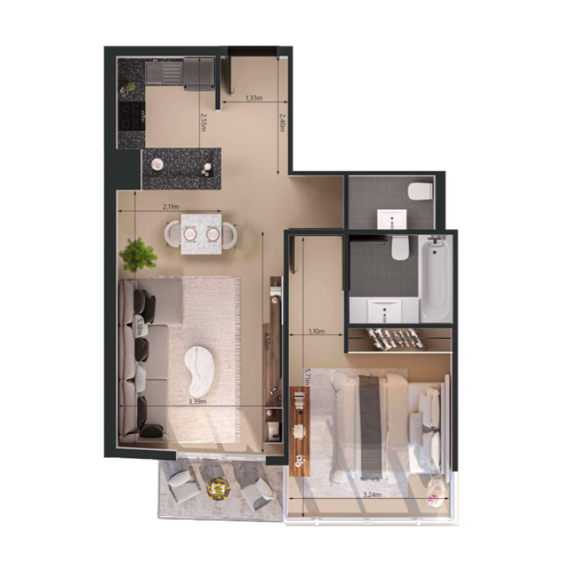 Apartments plan
