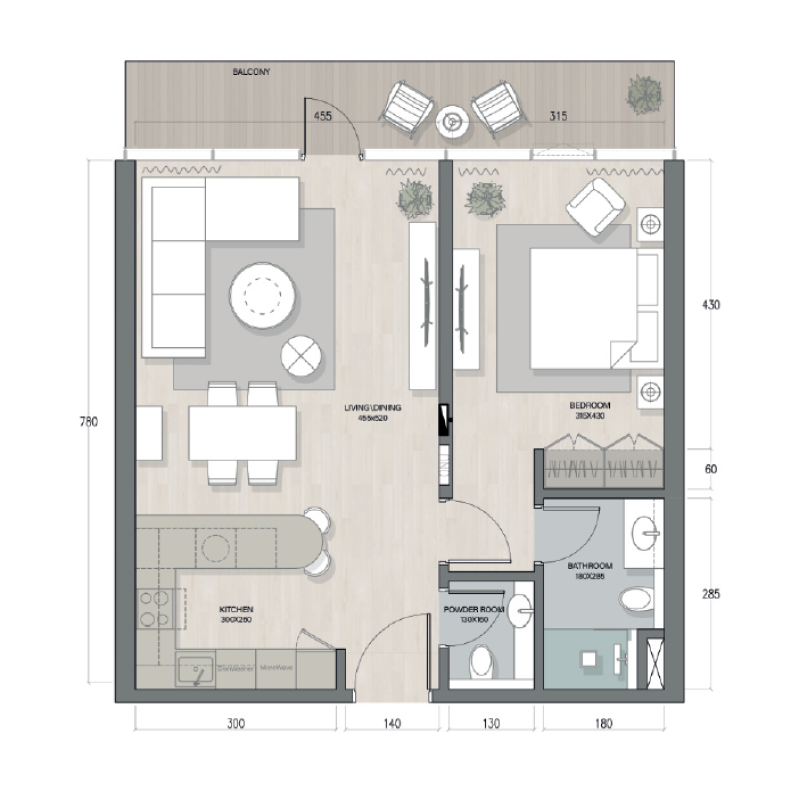 Apartments plan