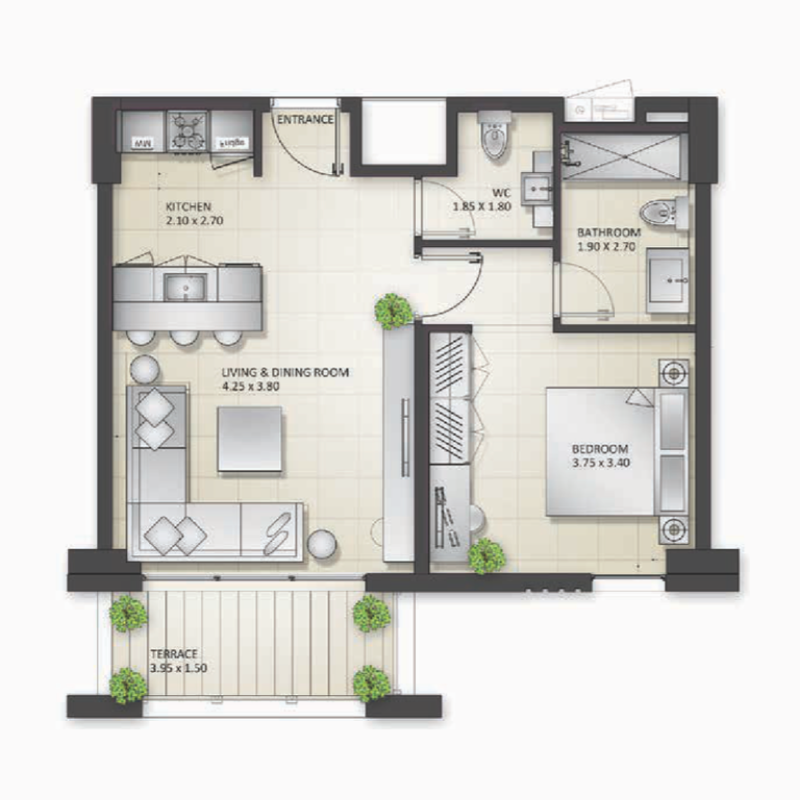 Apartments plan