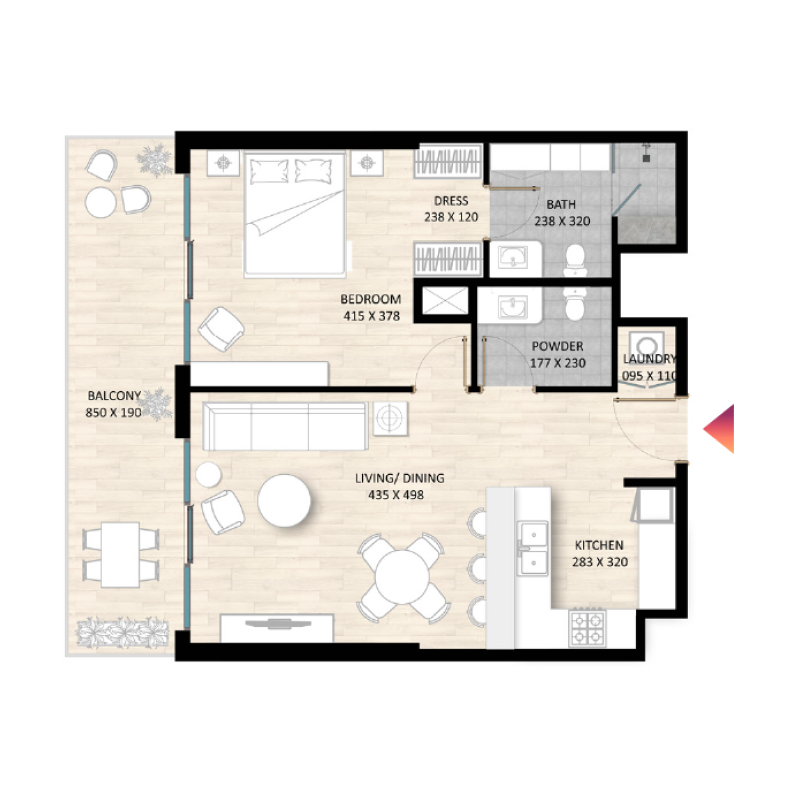 Apartments plan