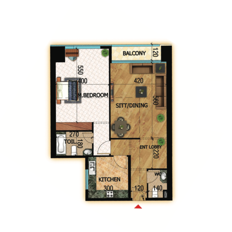 Apartments plan