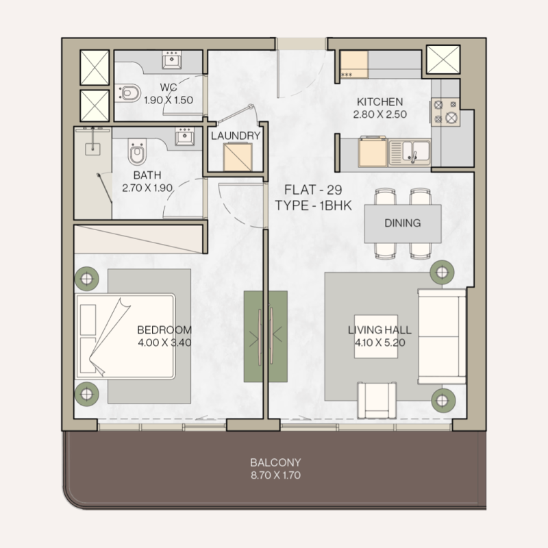 Apartments plan