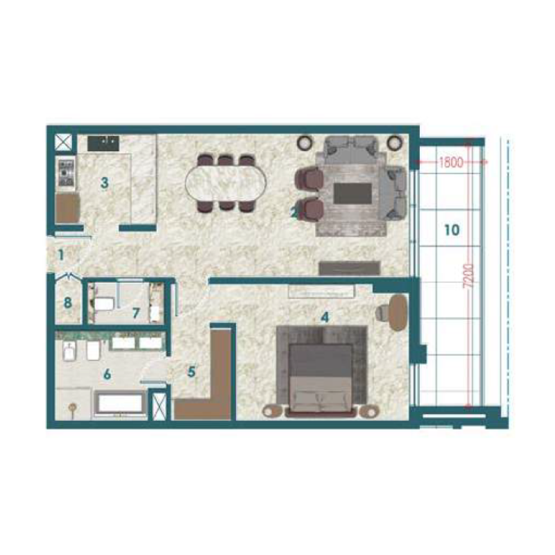 Apartments plan