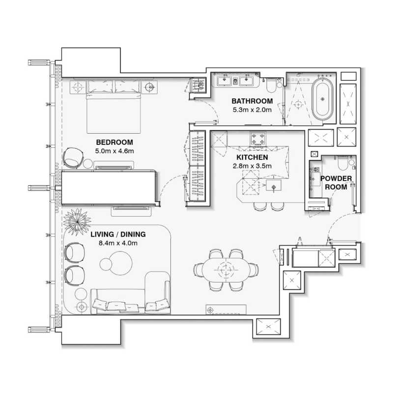 Apartments plan