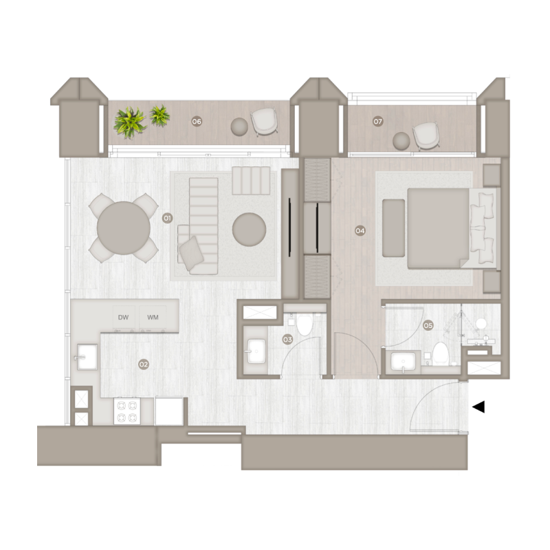 Apartments plan