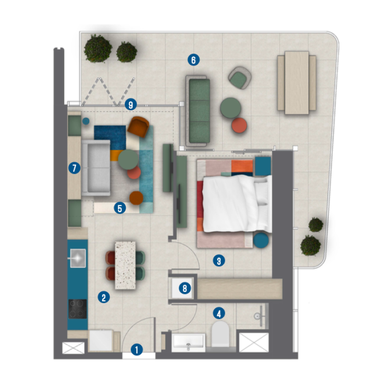 Apartments plan
