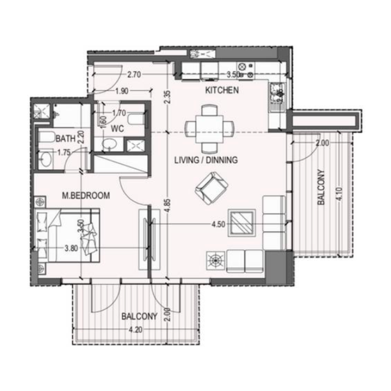 Apartments plan