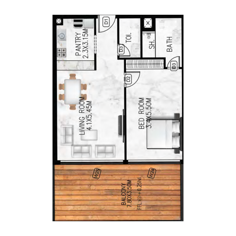 Apartments plan