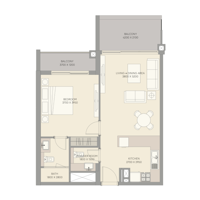 Apartments plan