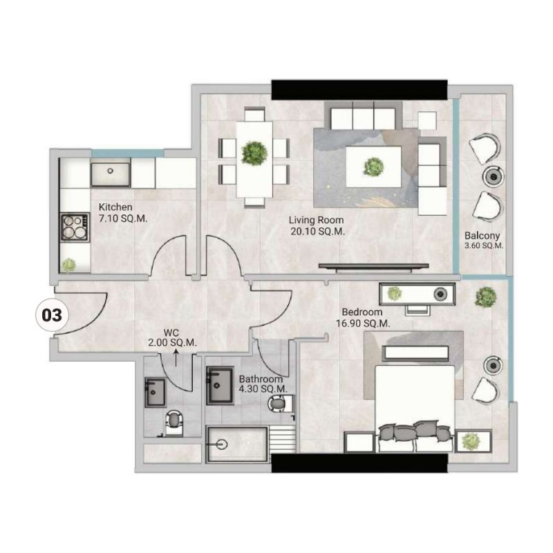 Apartments plan