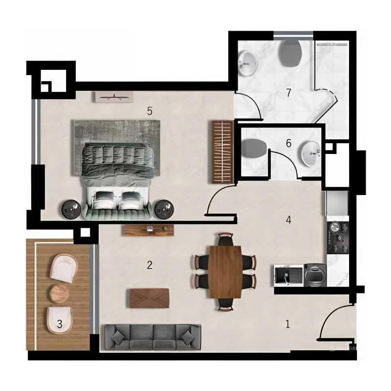 Apartments plan