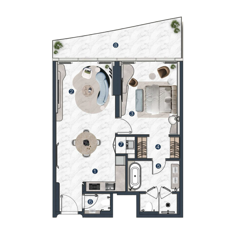 Apartments plan