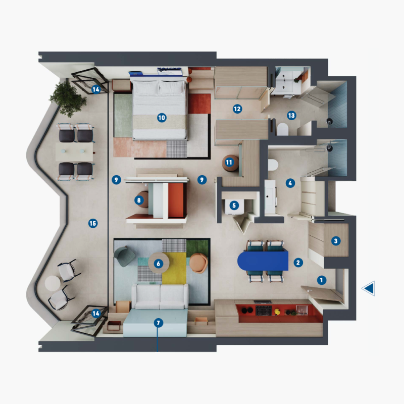 Apartments plan