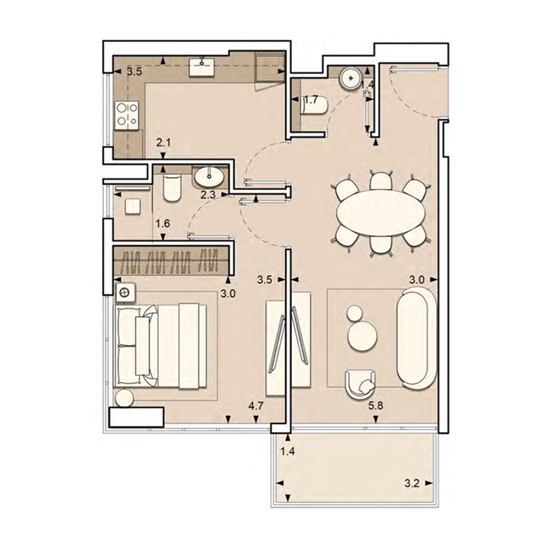 Apartments plan