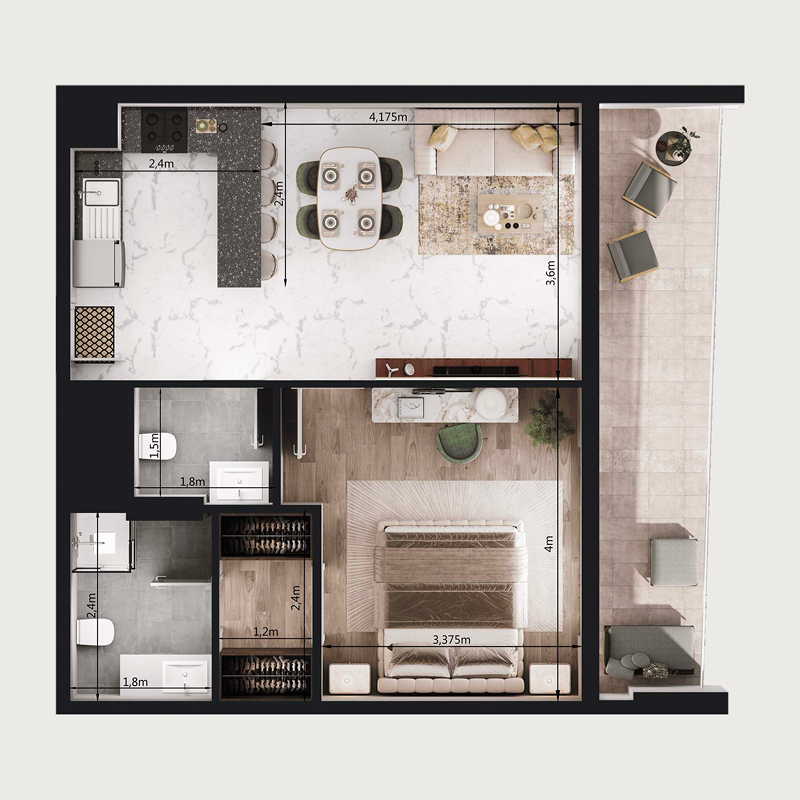 Apartments plan