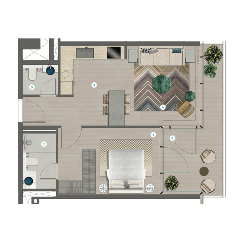 Apartments plan