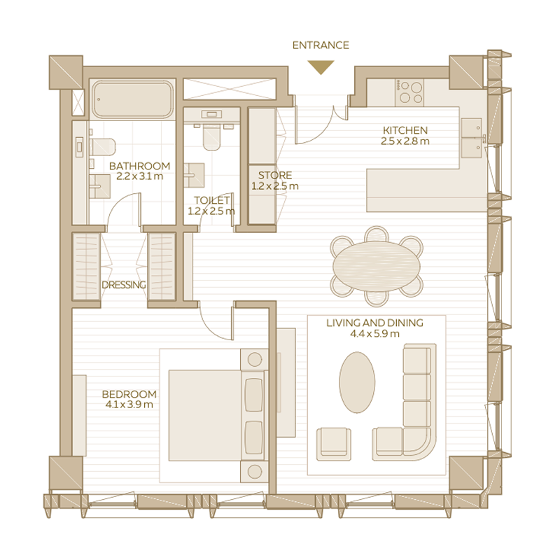Apartments plan