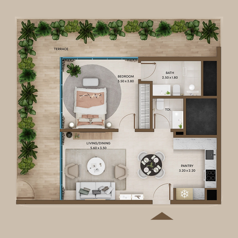 Apartments plan