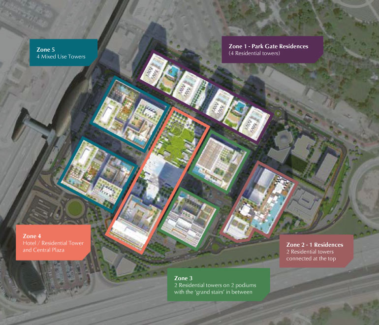 Wasl 1 Park Views Residences Tower B master plan 1