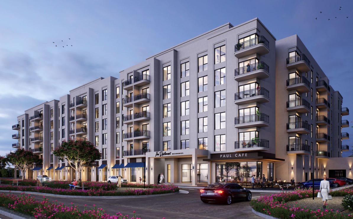 The Diplomat Residences architecture 2