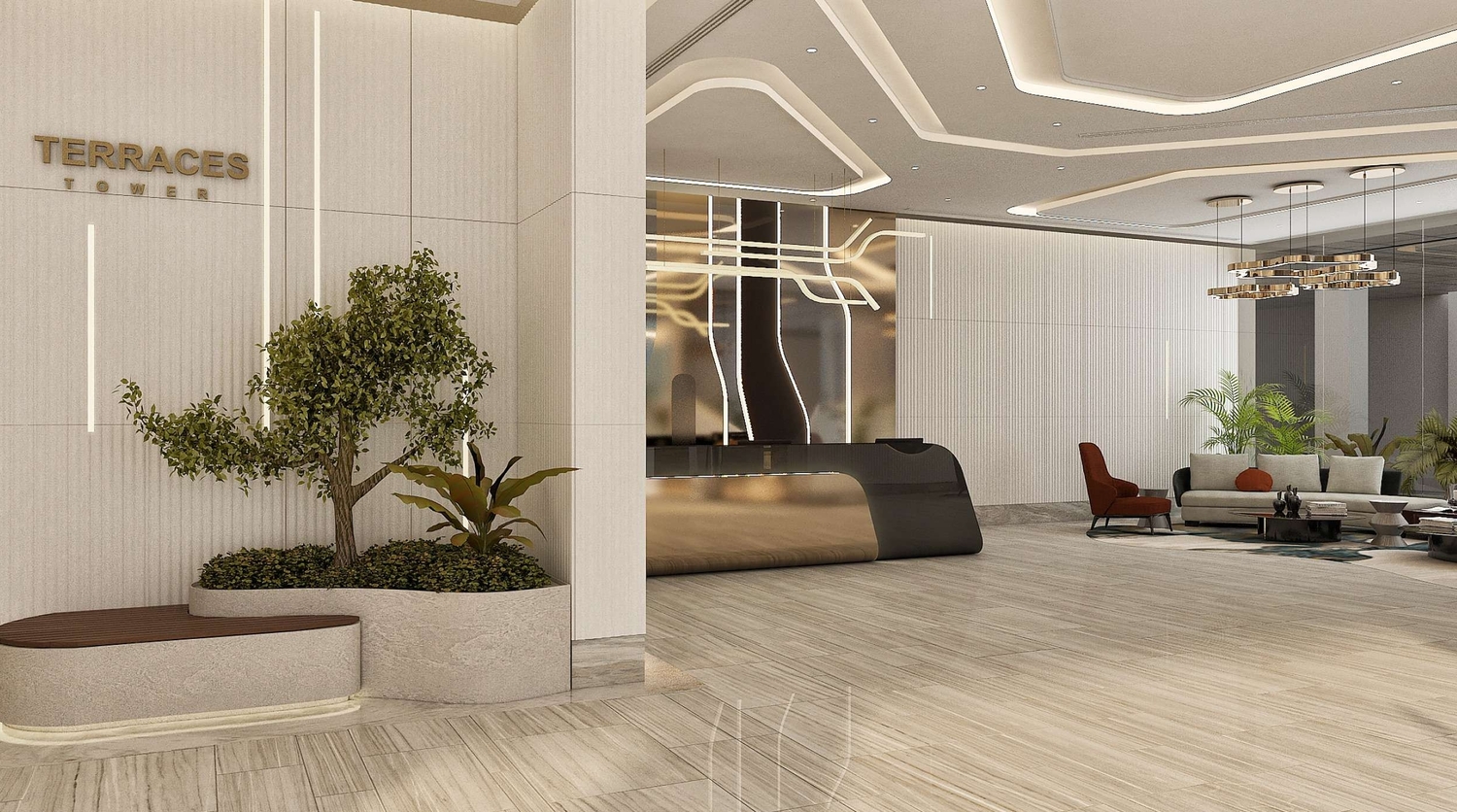 Terraces Marasi Drive lobby 2