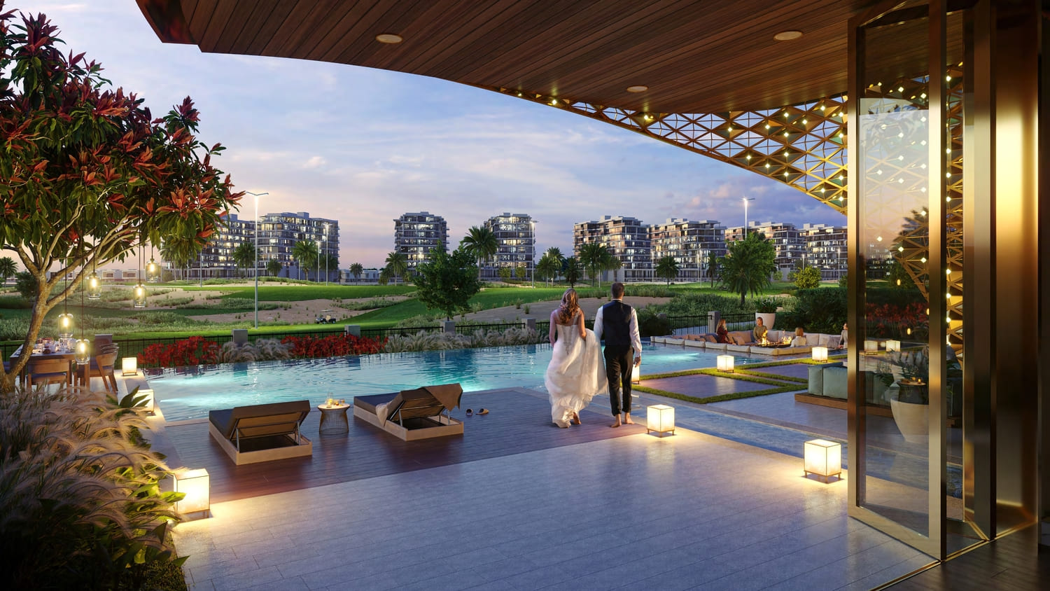 Elevated swimming pool amenity image