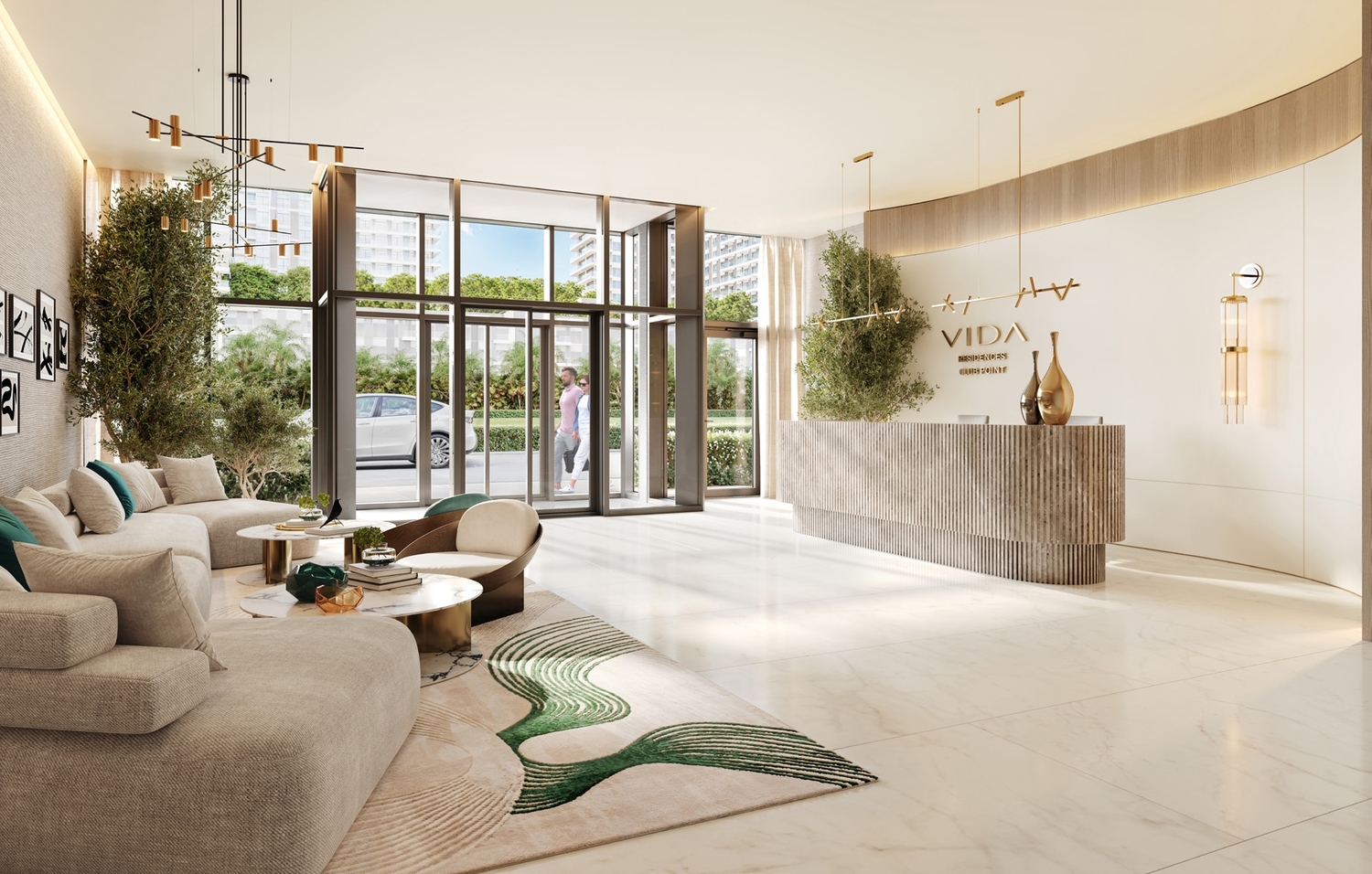 Vida Residences Club Point lobby 1