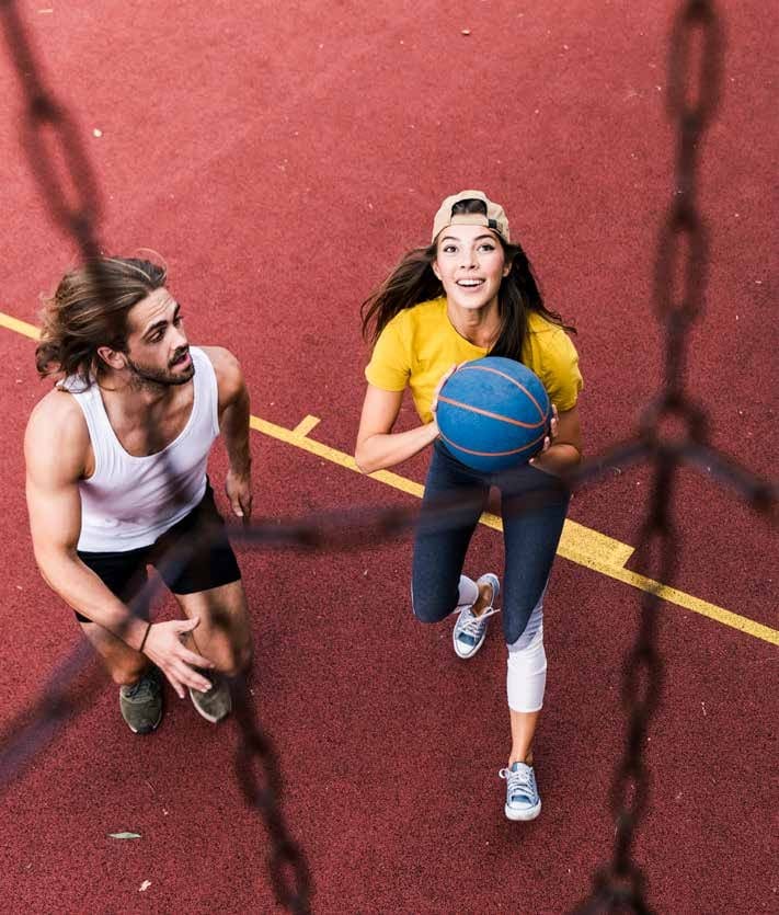 Half-court basketball amenity image