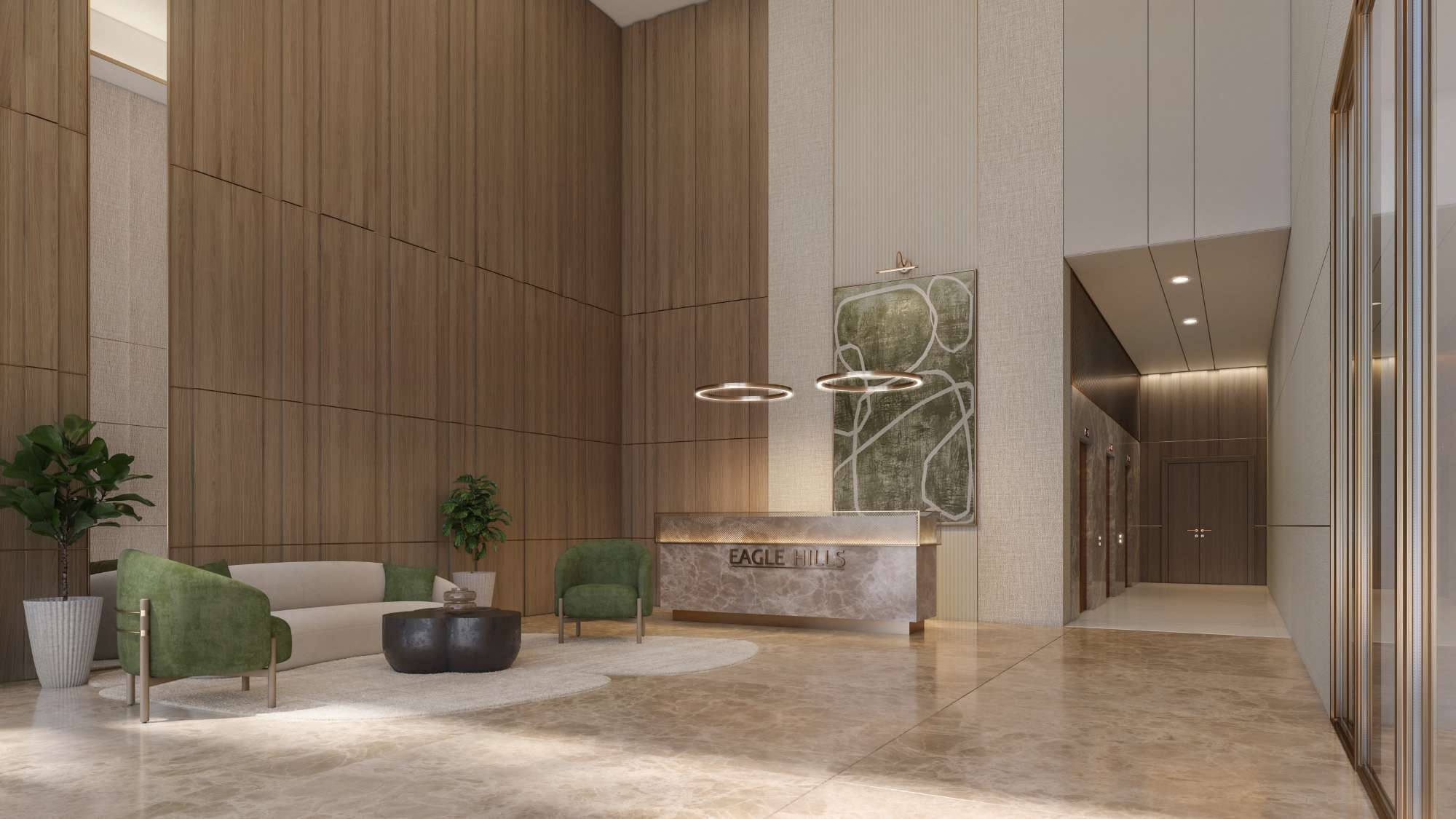 Topaz Residences lobby 1