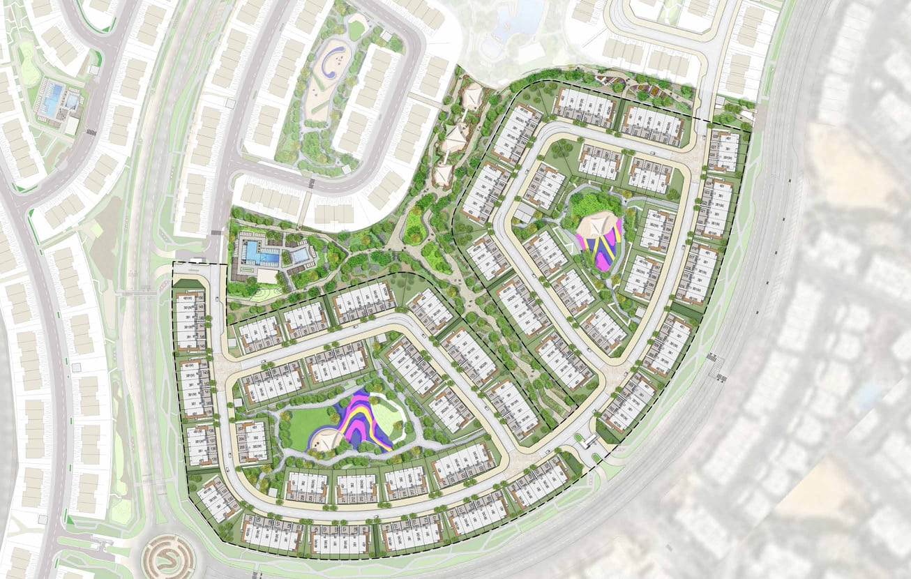 Mudon Al Ranim 1 master plan 1