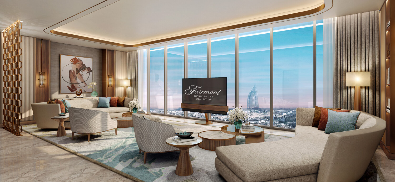 Fairmont Residences Dubai Skyline interior 9
