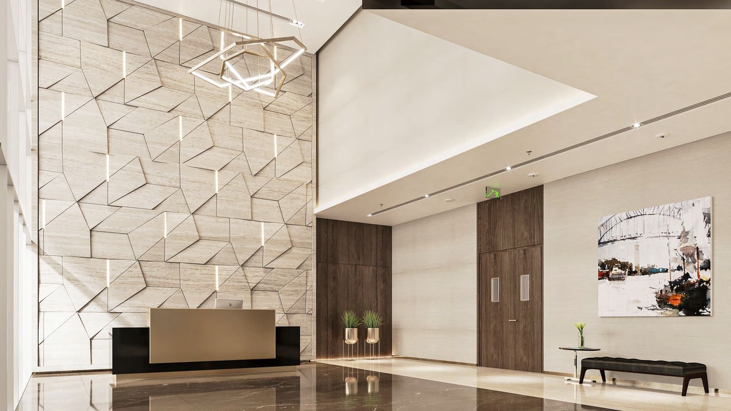 Wasl 1 Park Views Residences Tower A lobby 1