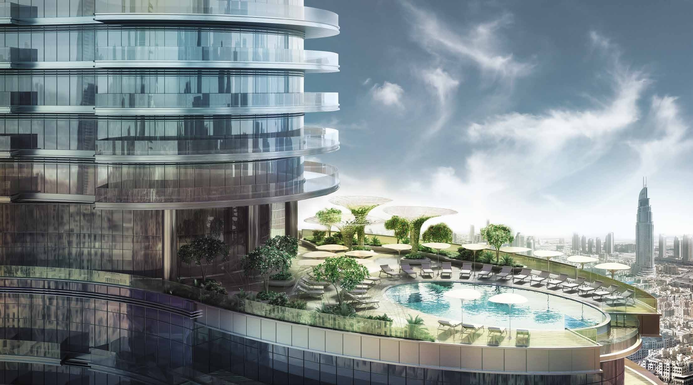 Infinity pools on level 9 and 26 amenity image
